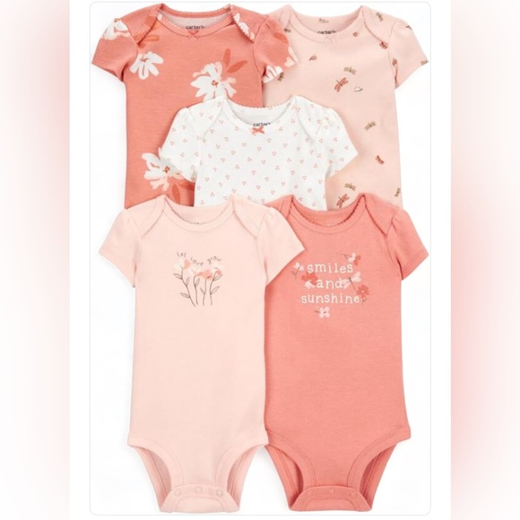 Carter's Other - Carter's baby-girls Multi-pk Bodysuits 18M